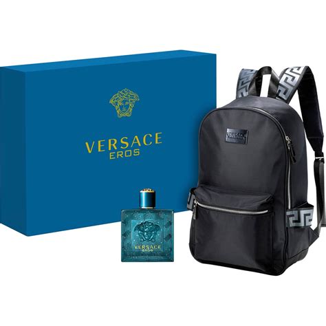 versace eros backpack set